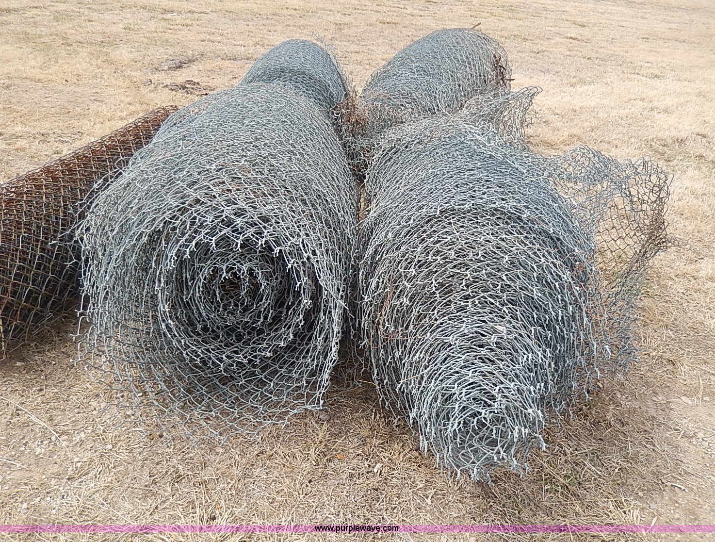 (5) rolls of used chain link fence in Minneapolis , KS Item AX9038