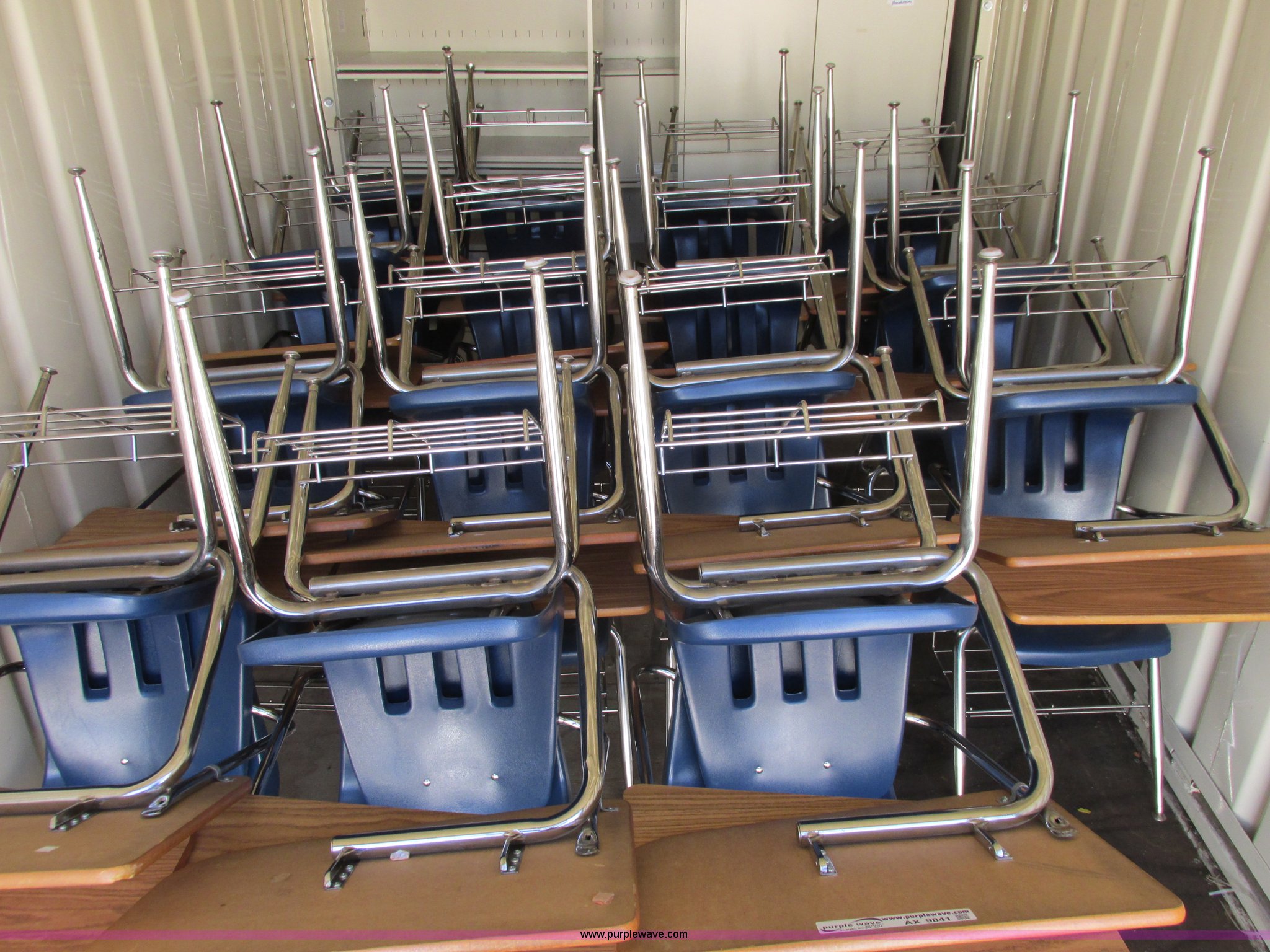 Approximately 30 Virco student desk/chair combinations in Wichita, KS