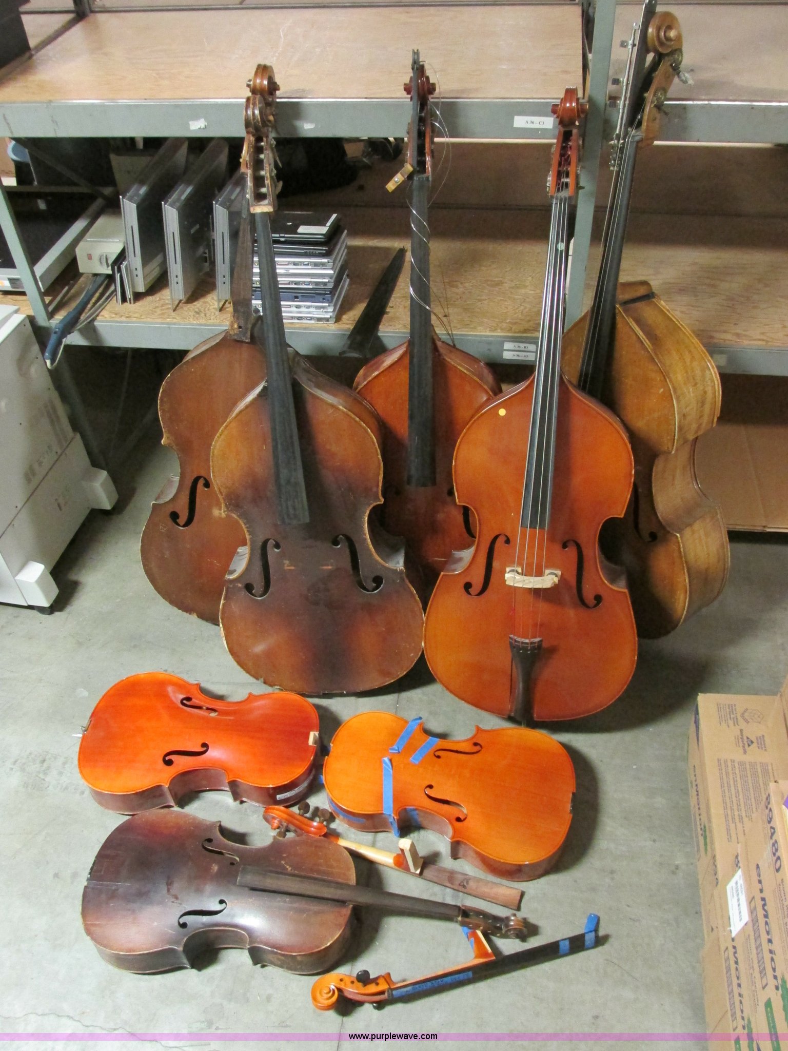 Assorted musical instruments in Wichita, KS Item AX9850 sold Purple