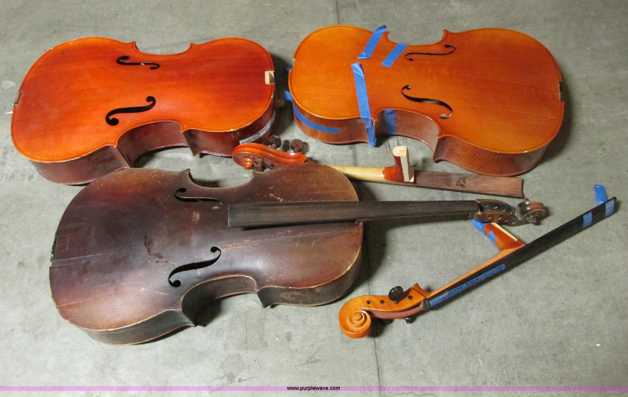 Assorted musical instruments in Wichita, KS Item AX9850 sold Purple