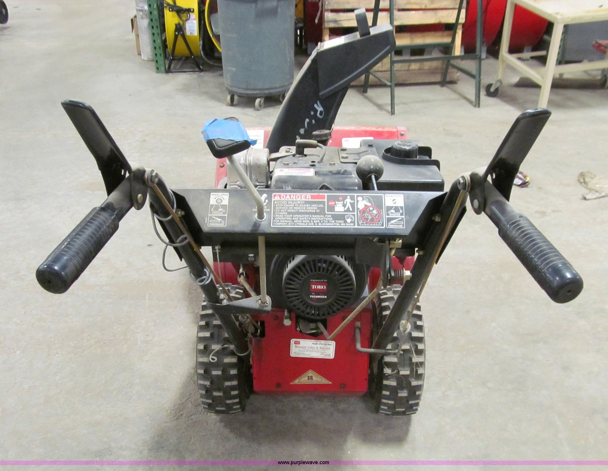 Toro 824 selfpropelled snow blower in Des Moines, IA Item R9145 sold