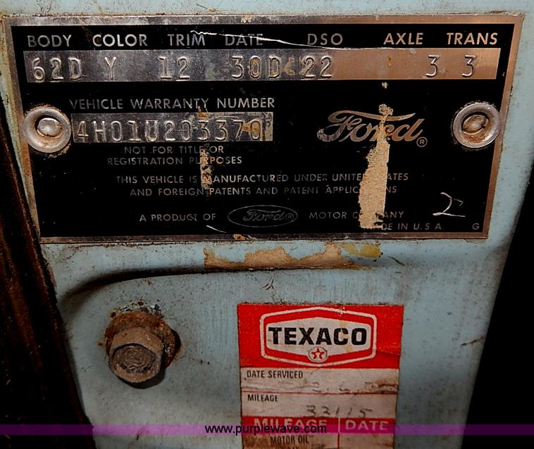 image for item H2603 1964 Ford Falcon