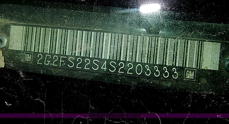 image for item H6031 1995 Pontiac Firebird coupe