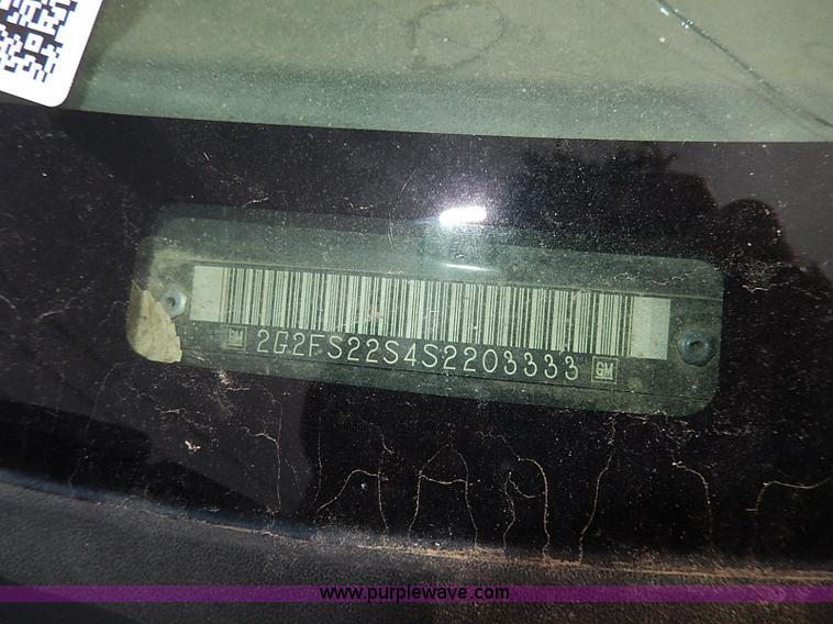 image for item H6031 1995 Pontiac Firebird coupe