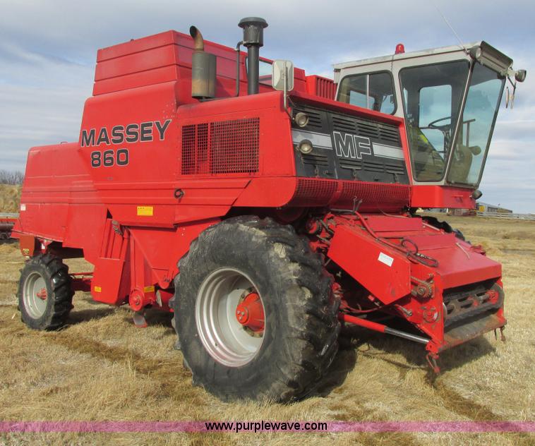 image for item A8665 1987 Massey-Ferguson 860 combine