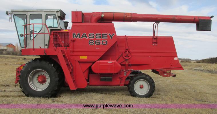 image for item A8665 1987 Massey-Ferguson 860 combine