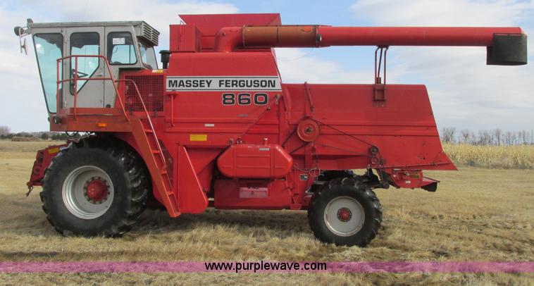 image for item A8666 1985 Massey-Ferguson 860 combine