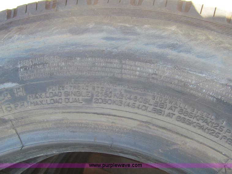 image for item AQ9851 (8) trailer tires