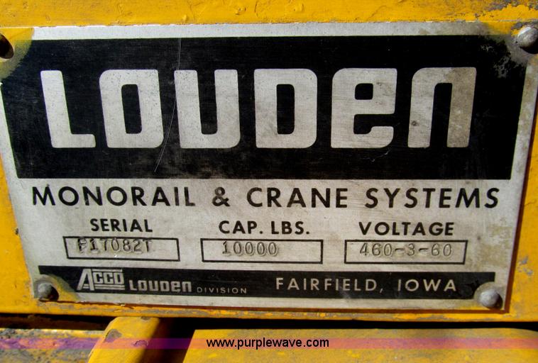 image for item AQ9860 Louden five ton hoist