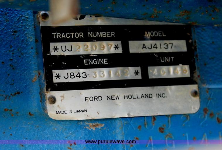 image for item C3827 1994 Ford 1620HST tractor