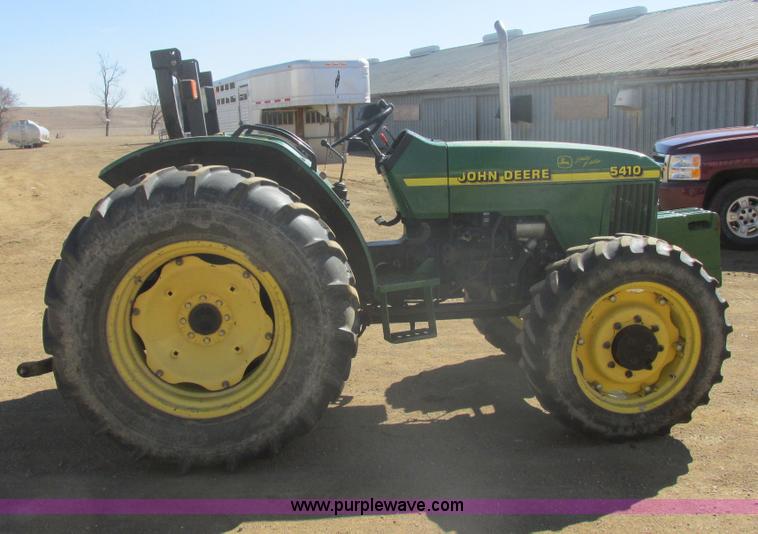image for item E5444 2001 John Deere 5410 MFWD tractor