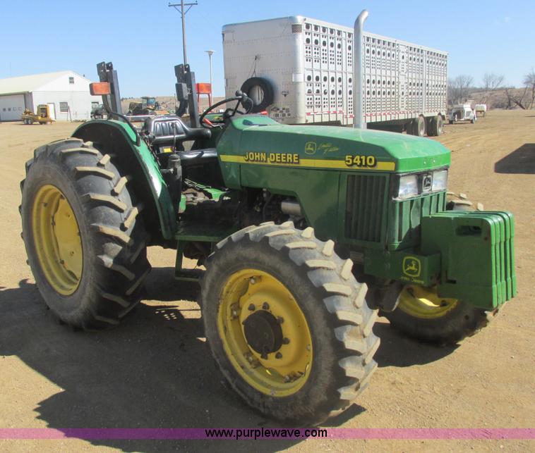 image for item E5444 2001 John Deere 5410 MFWD tractor