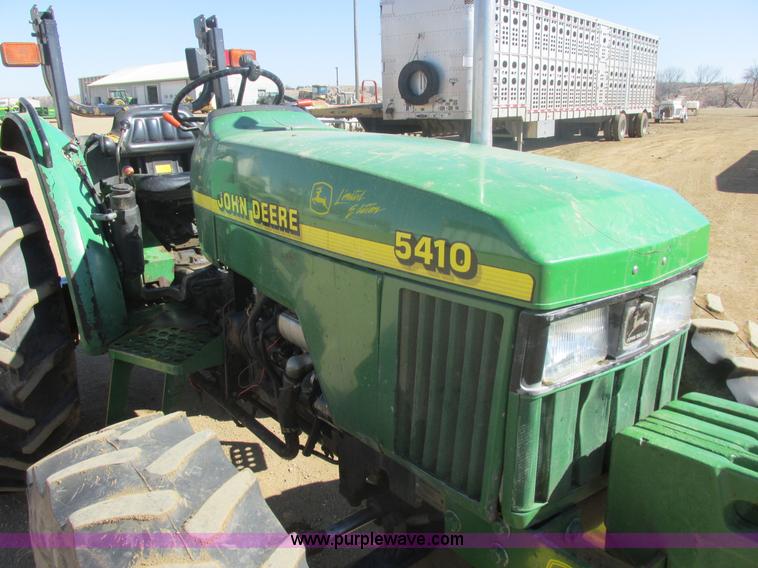 image for item E5444 2001 John Deere 5410 MFWD tractor