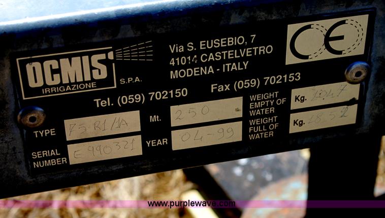 image for item H2136 1999 Ocmis irrigation spool trailer