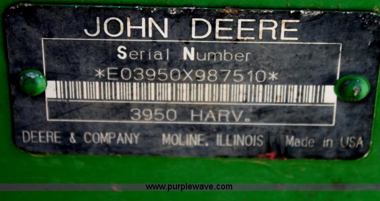 image for item H2160 John Deere 3950 forage harvester