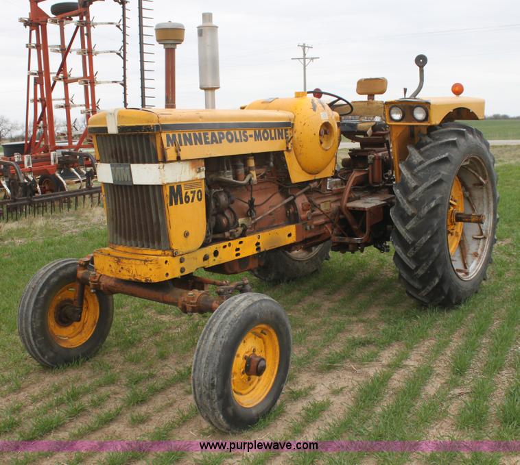 image for item H2169 1965 Minneapolis Moline M670 tractor