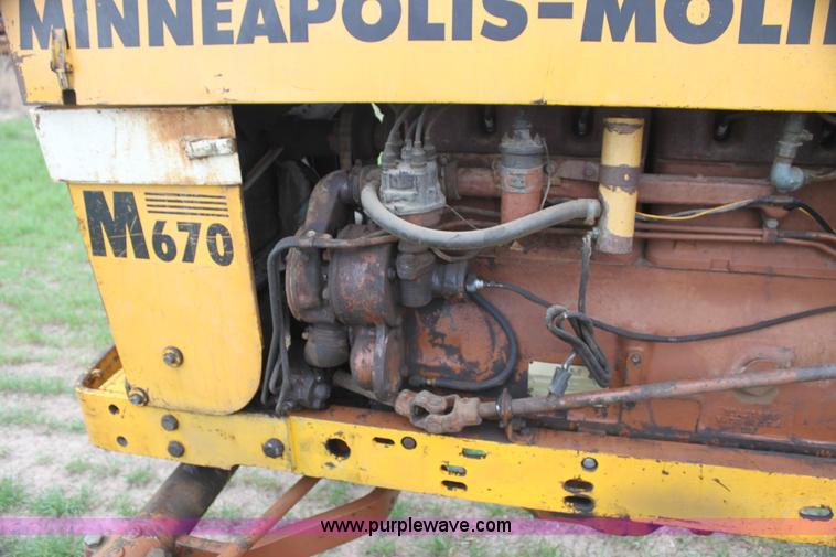 image for item H2169 1965 Minneapolis Moline M670 tractor