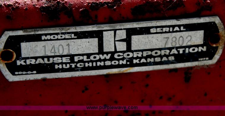 image for item H6034 Kraus 1401 disk