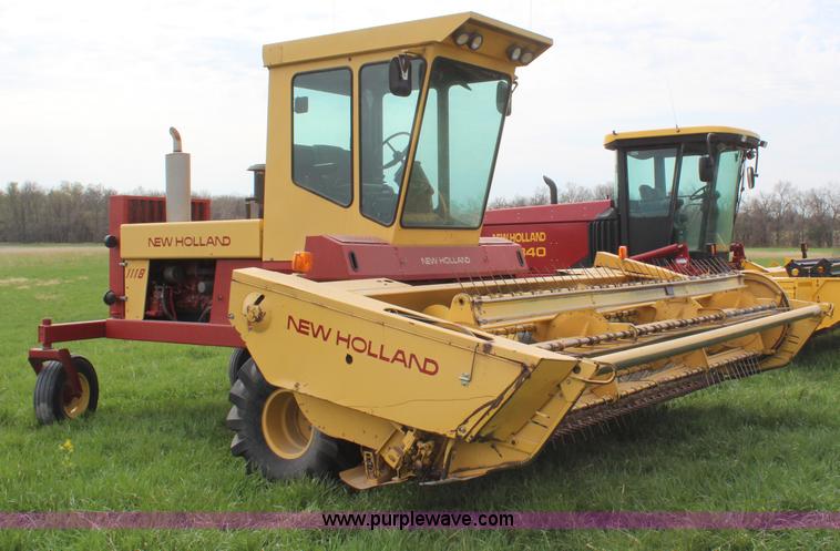 image for item H6091 1990 New Holland 1118 swather