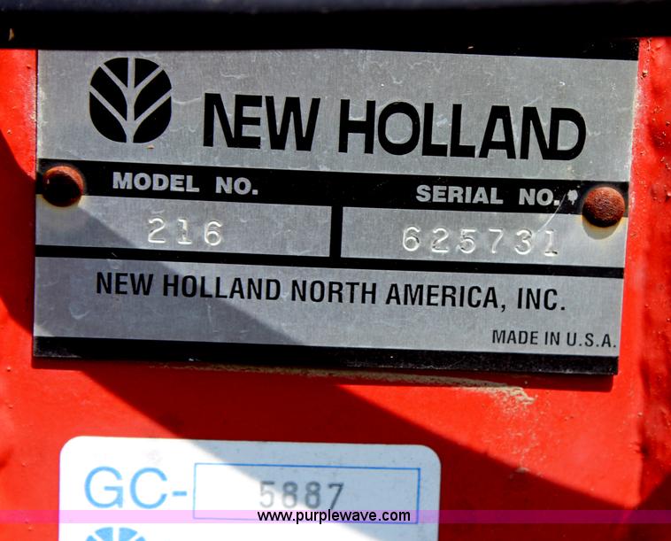 image for item H6093 New Holland 216 twin rake