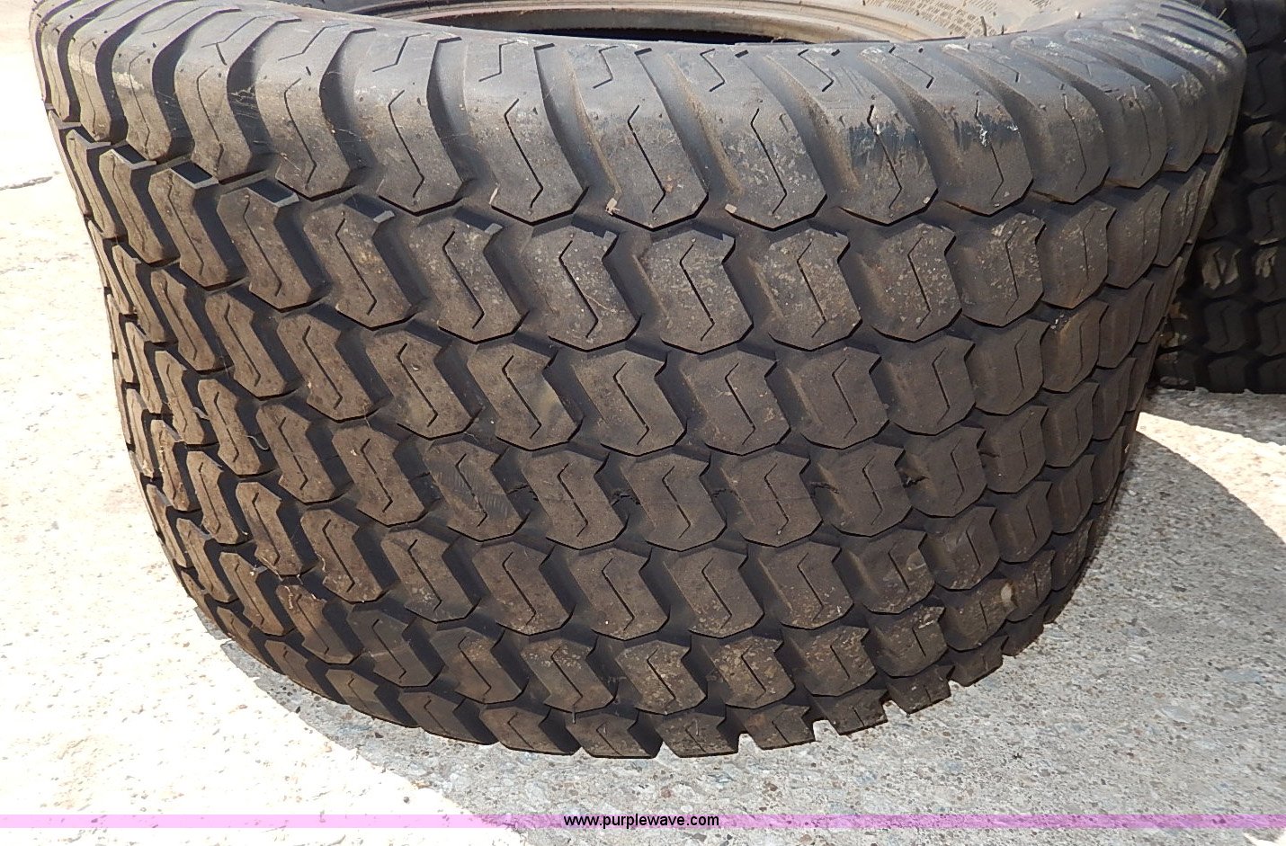 (2) Grass Master tires in Pomona, KS Item AC9185 sold Purple Wave