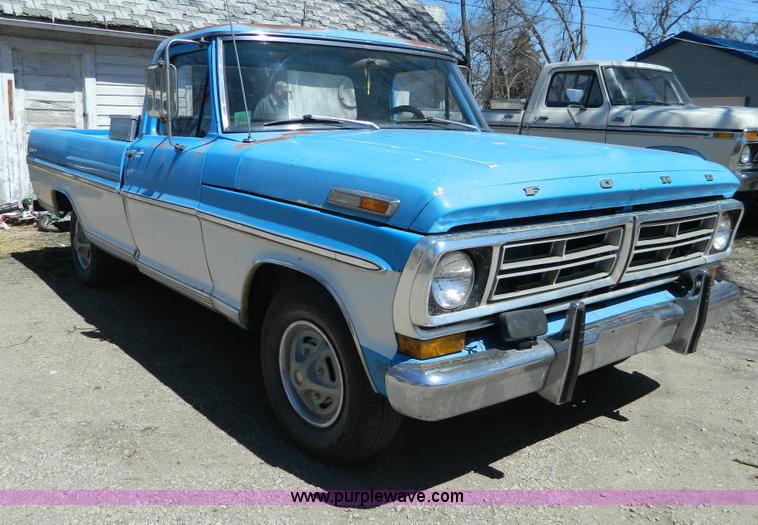 image for item AD9852 1972 Ford F100 Explorer pickup truck