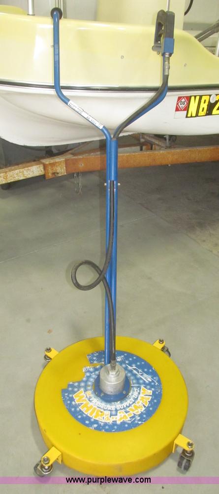 image for item AE9324 BE Pressure Supply Whirl-A-Way floor washer