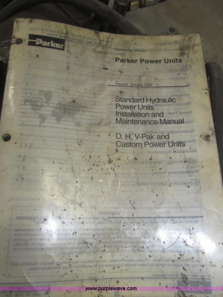 image for item AE9327 Parker hydraulic power unit