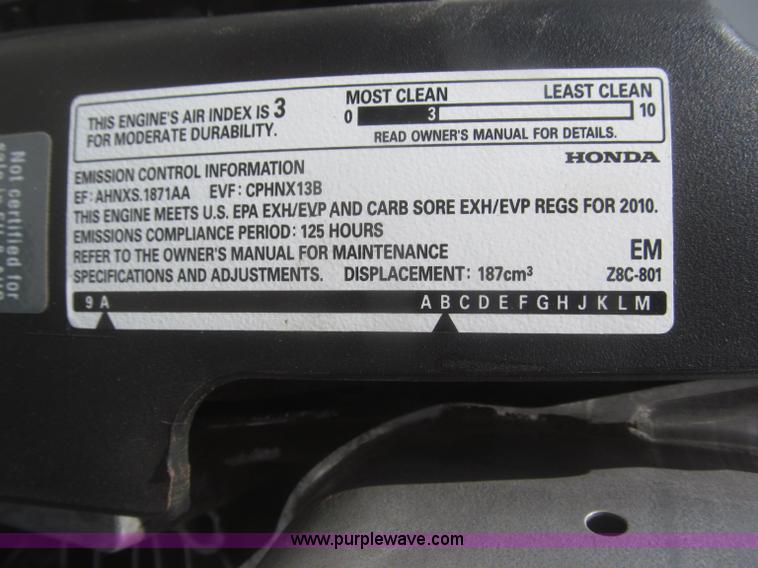 image for item AE9330 2010 Cub Cadet RT65 rear tine tiller