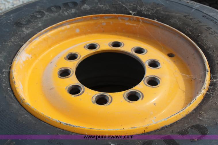 image for item AM9341 (2) Goodyear 445/65R22.5 tires and wheels
