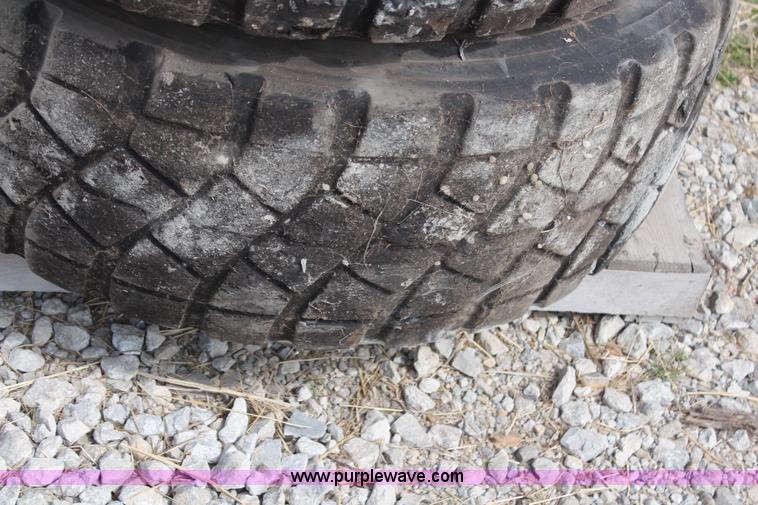 image for item AM9341 (2) Goodyear 445/65R22.5 tires and wheels