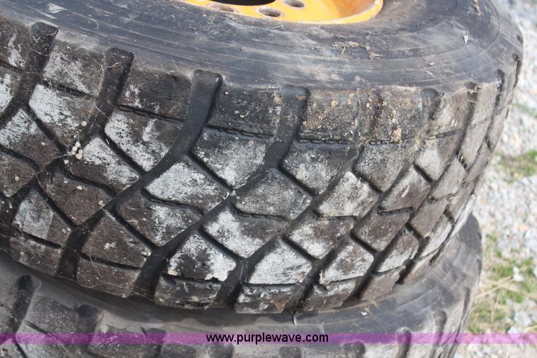 image for item AM9341 (2) Goodyear 445/65R22.5 tires and wheels