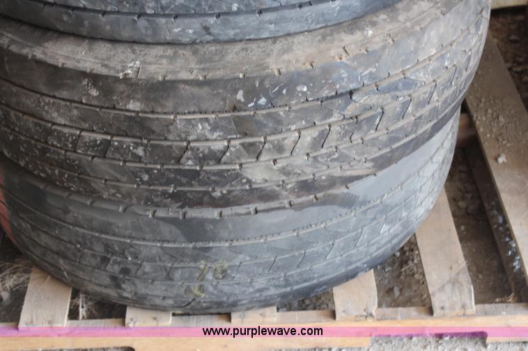 image for item AM9349 (5) assorted Goodyear 315/80R22.5 tires