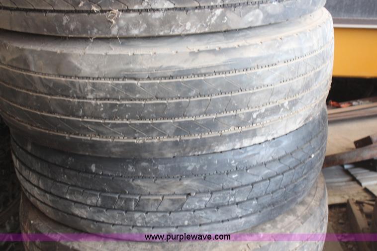 image for item AM9349 (5) assorted Goodyear 315/80R22.5 tires