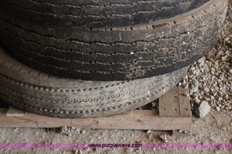 image for item AM9351 (7) assorted 12R22.5 tires