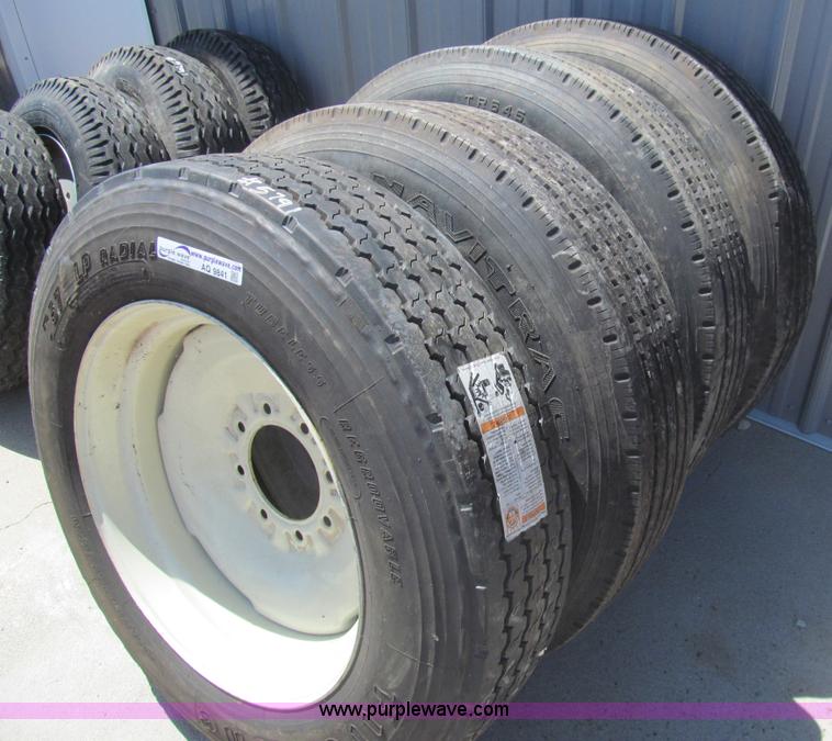 image for item AQ9841 (8) 255/70R22.5 tires