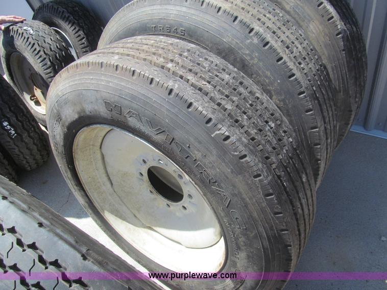 image for item AQ9841 (8) 255/70R22.5 tires