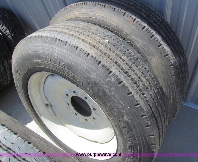 image for item AQ9841 (8) 255/70R22.5 tires