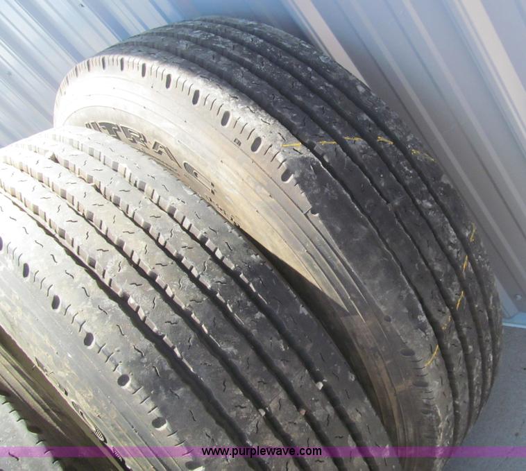 image for item AQ9841 (8) 255/70R22.5 tires