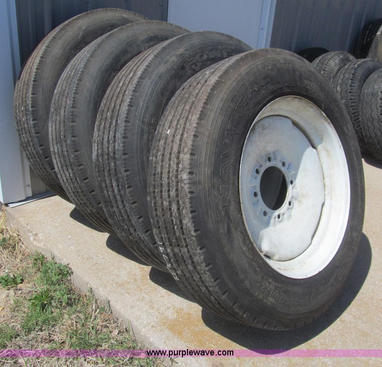 image for item AQ9841 (8) 255/70R22.5 tires
