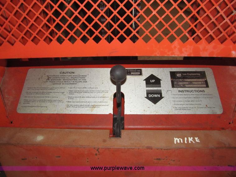 image for item AQ9863 Presto manual push electric lift