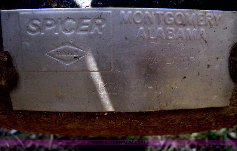 image for item AX9770 Spicer drop down/pusher axle