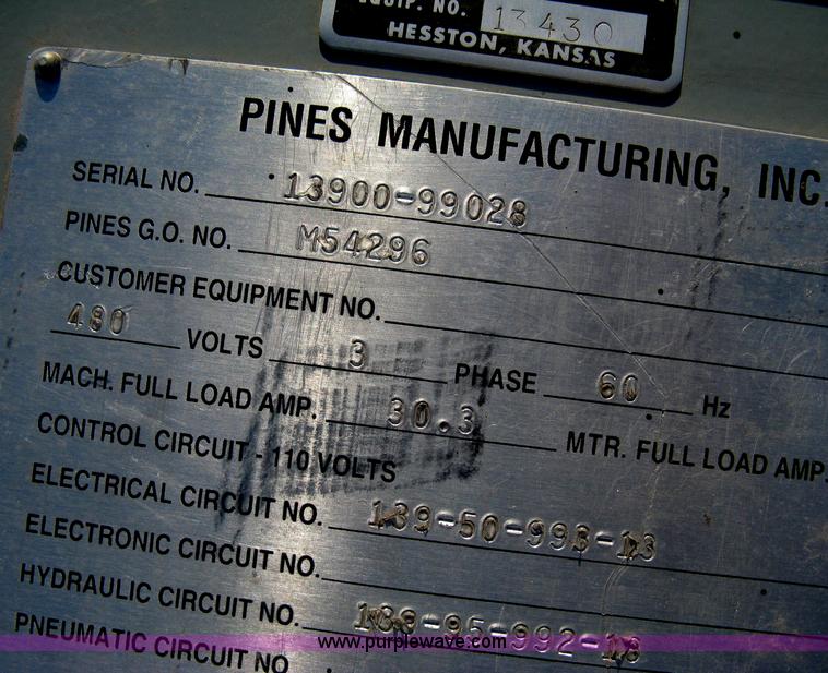 image for item AX9782 Pines Manufacturing material bender