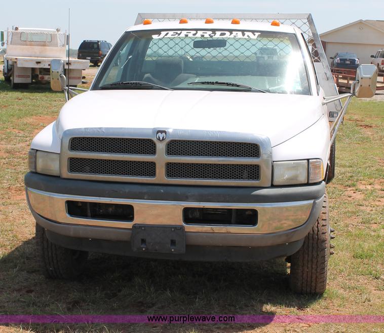image for item C3846 1997 Dodge Ram 3500 rollback truck