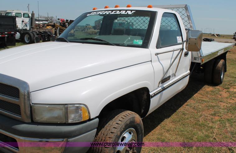 image for item C3846 1997 Dodge Ram 3500 rollback truck
