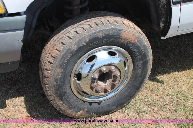 image for item C3846 1997 Dodge Ram 3500 rollback truck