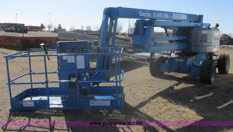 image for item E5452 2012 Genie Z-60/34 articulated boom lift