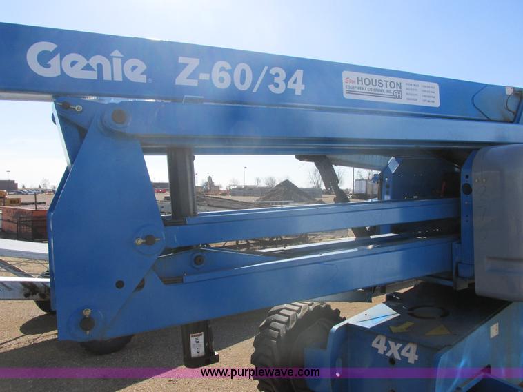 image for item E5452 2012 Genie Z-60/34 articulated boom lift