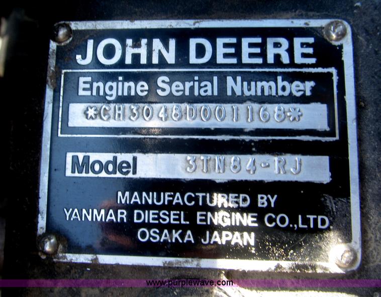 image for item F7354 1990 John Deere 955 MFWD tractor