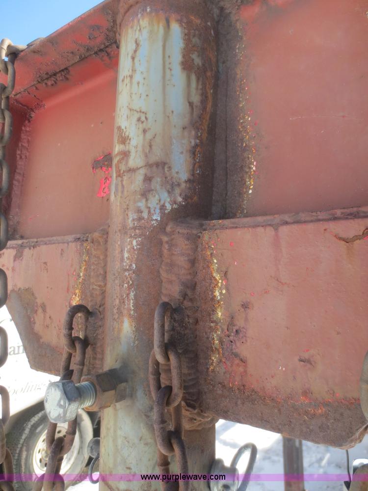 image for item F8192 1975 shop built gooseneck trailer